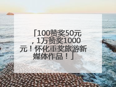 100赞奖50元，1万赞奖1000元！怀化重奖旅游新媒体作品！