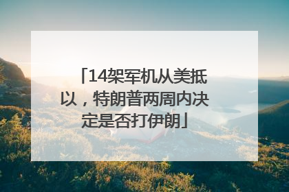 14架军机从美抵以，特朗普两周内决定是否打伊朗