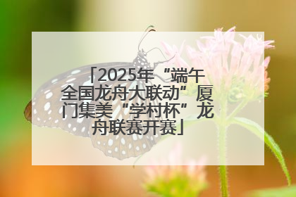 2025年“端午全国龙舟大联动”厦门集美“学村杯”龙舟联赛开赛