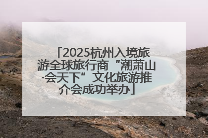 2025杭州入境旅游全球旅行商“潮萧山·会天下”文化旅游推介会成功举办