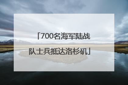 700名海军陆战队士兵抵达洛杉矶